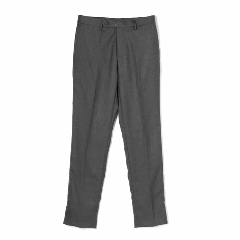 BARNEYS NEW YORK ウール素材ストレートパンツ GRAY