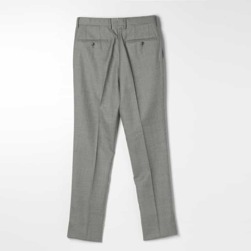 BARNEYS NEW YORK ウール素材ストレートパンツ LIGHT GRAY