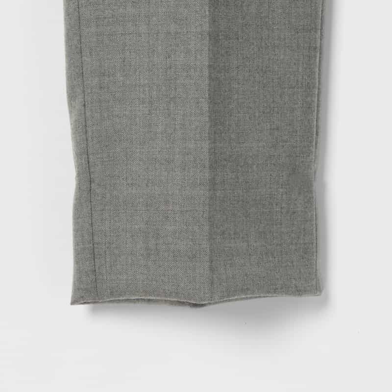 BARNEYS NEW YORK ウール素材ストレートパンツ LIGHT GRAY