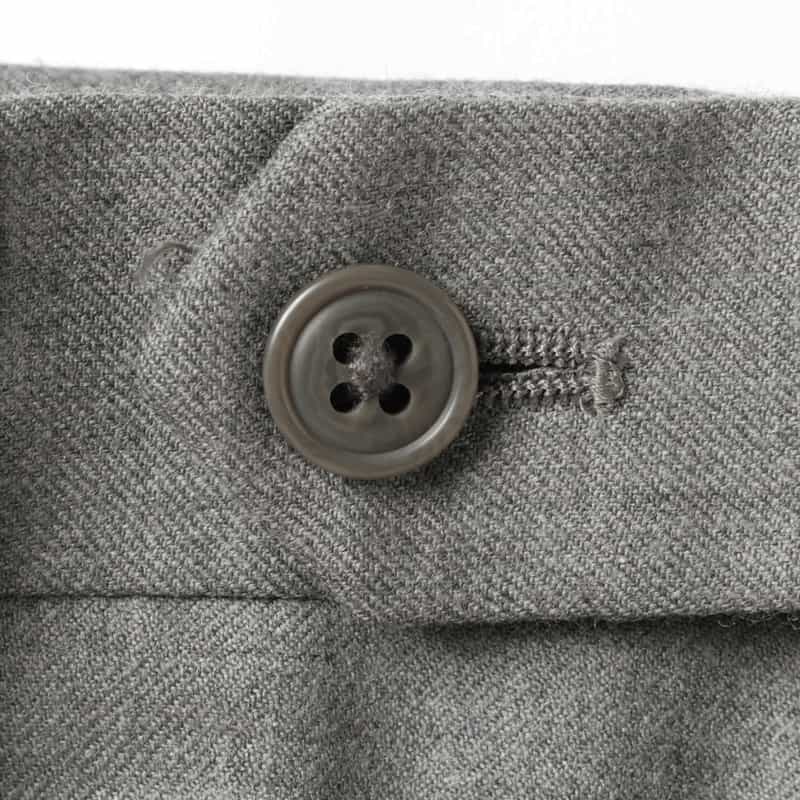 BARNEYS NEW YORK ウール素材ストレートパンツ LIGHT GRAY