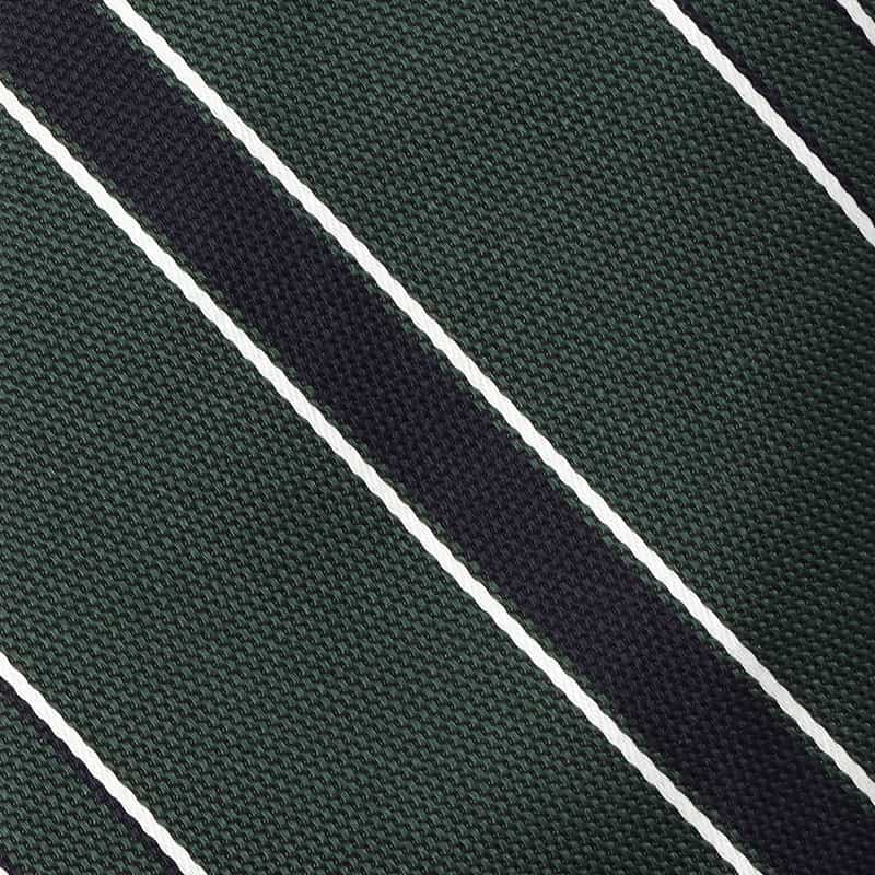 BREUER ストライプ柄タイ GREEN