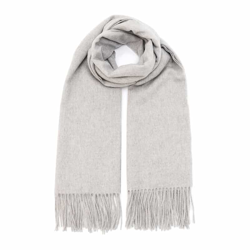 BARNEYS NEW YORK カシミヤスカーフ LIGHT GRAY