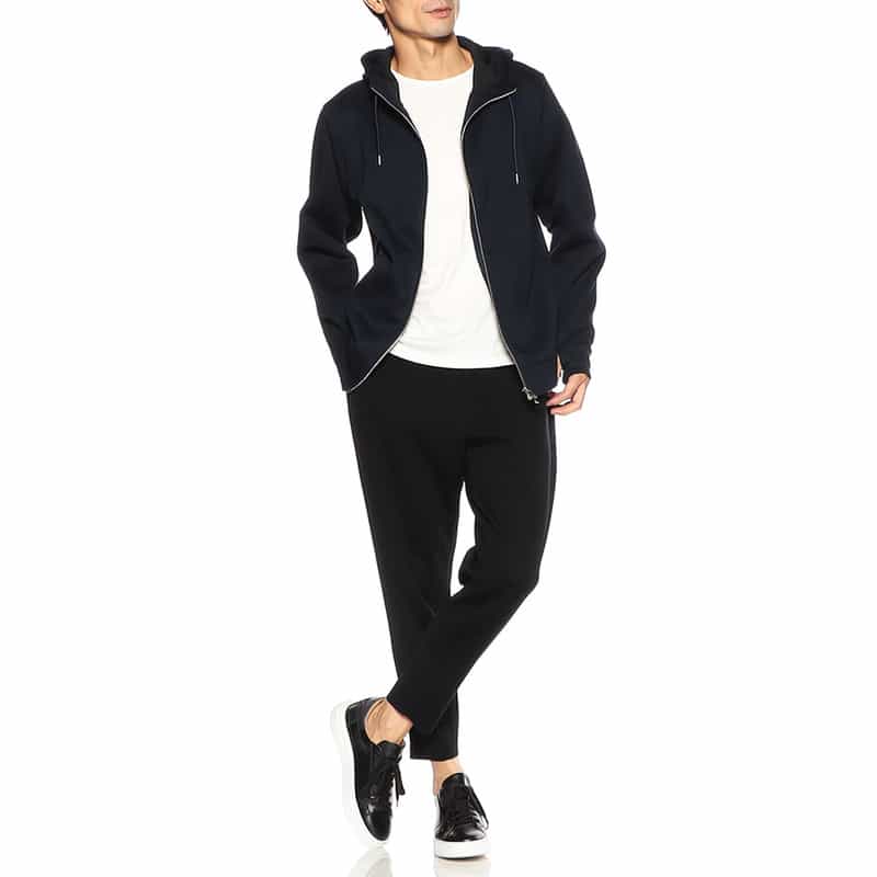 CITERA CITERA<シテラ>バーニーズ ニューヨーク限定ジップアップパーカー NAVY