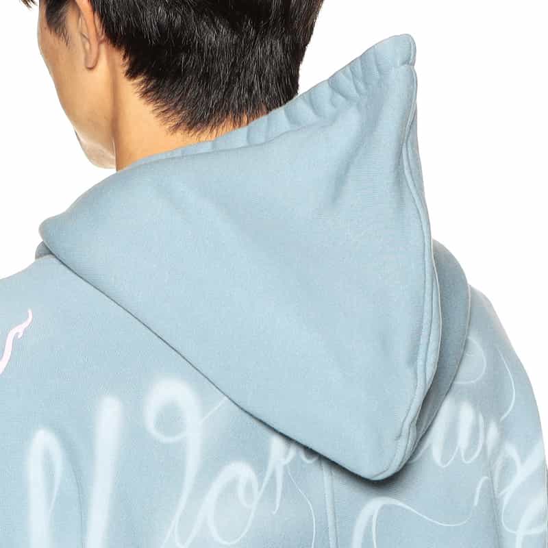 BABY BRUSH バーニーズ　ニューヨーク限定グラフィックスエットフーディ BLUE