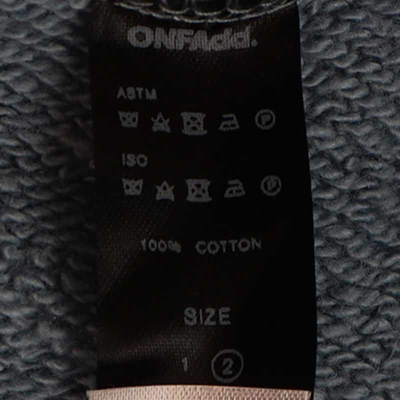 BABY BRUSH バーニーズ　ニューヨーク限定グラフィックスエットフーディ BLUE