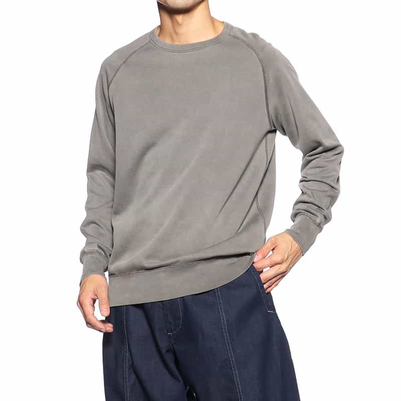 PARADISE COVE バーニーズ ニューヨーク限定ガーメントダイ加工スエットプルオーバー DARK GRAY