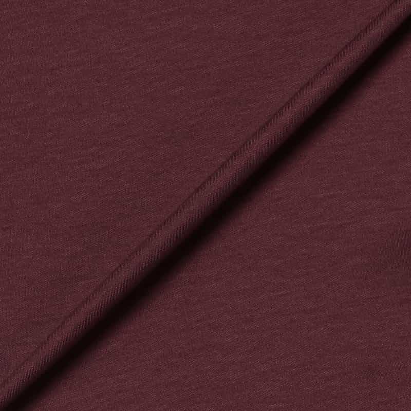 BARNEYS NEW YORK モックネックロングスリーブカットソー WINE