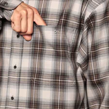 チェック柄ウールシャツ（2185985）｜MEN'S（MEN'S）｜公式通販