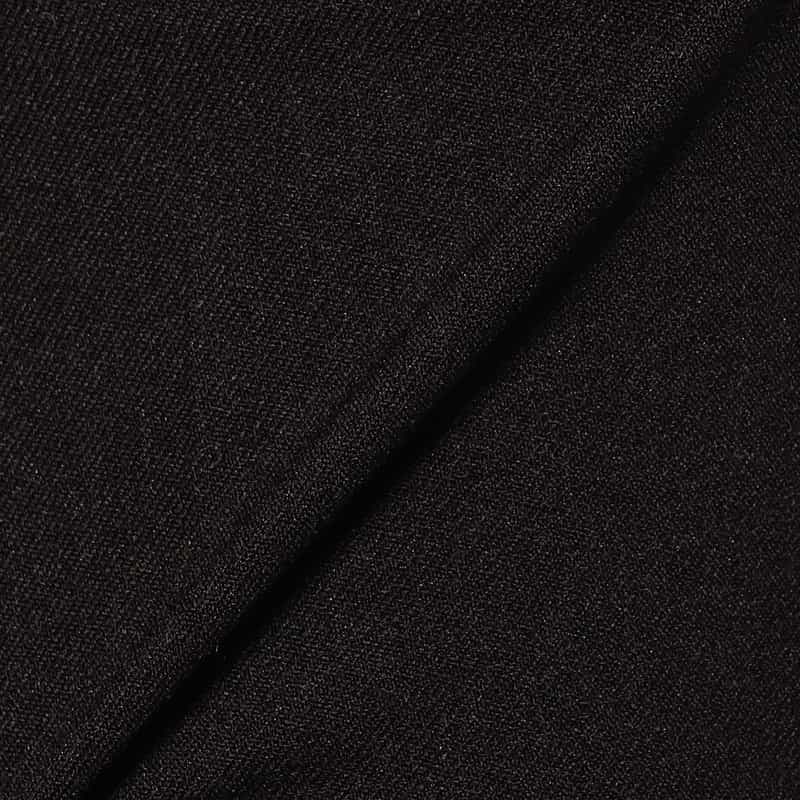 BARNEYS NEW YORK ウォッシャブルバックウエストゴムスリムクロップドパンツ BLACK