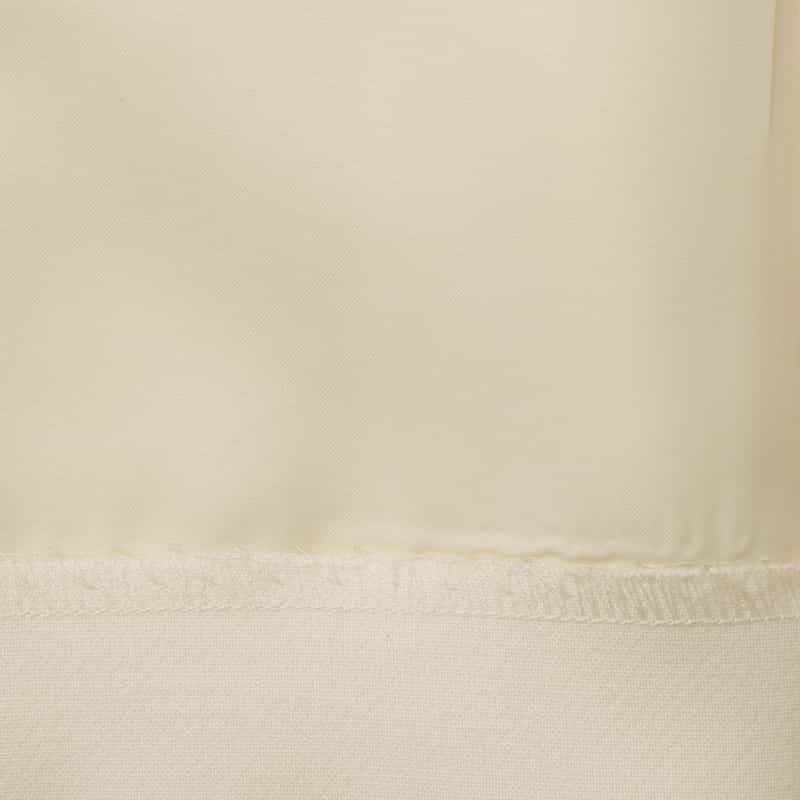 BARNEYS NEW YORK ダブルクロス素材 ストレートパンツ OFF WHITE