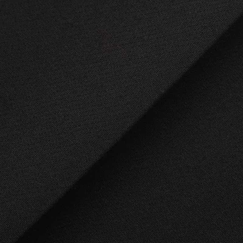 BARNEYS NEW YORK ダブルクロス素材 ストレートパンツ BLACK