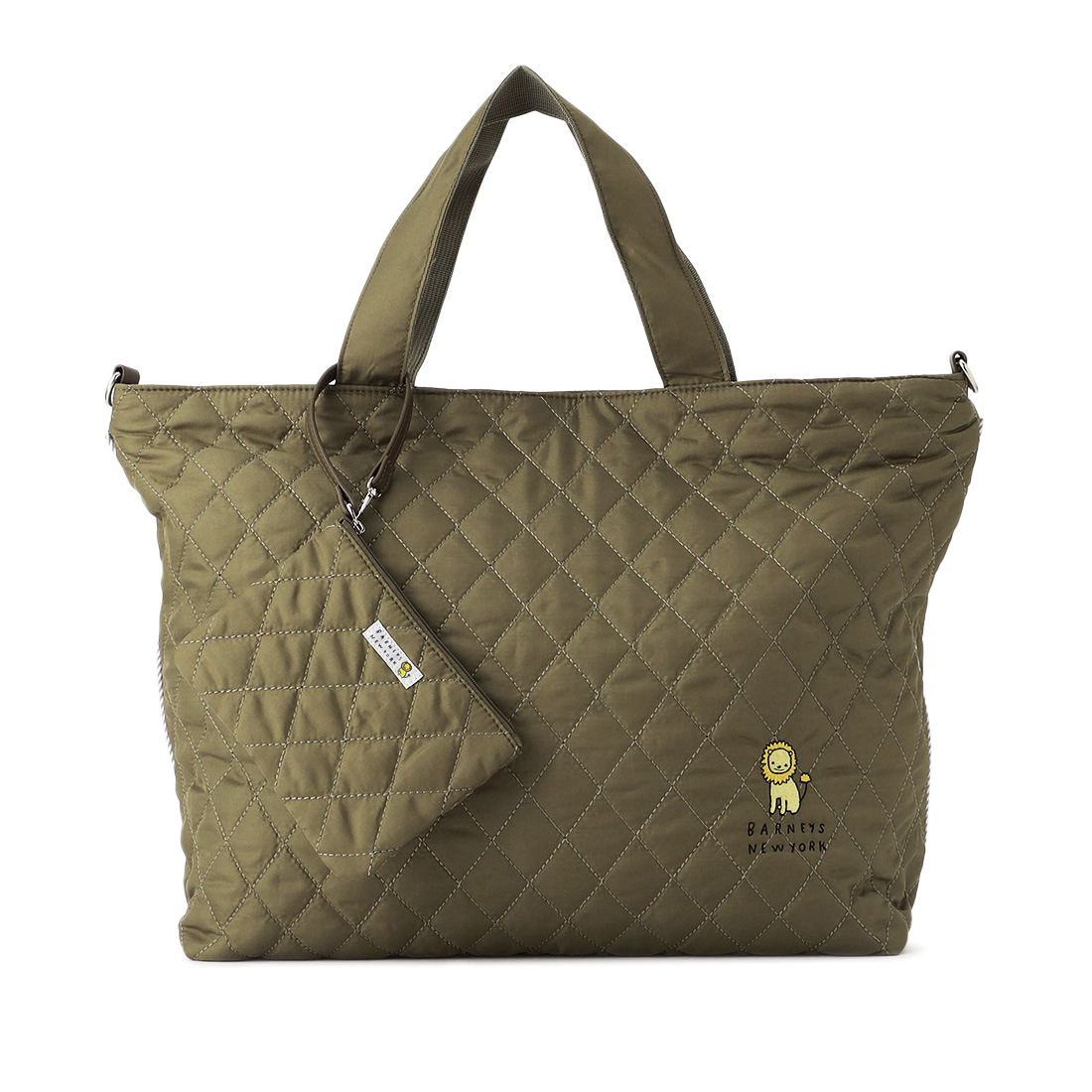 ライオンキルティングマザートートバッグ