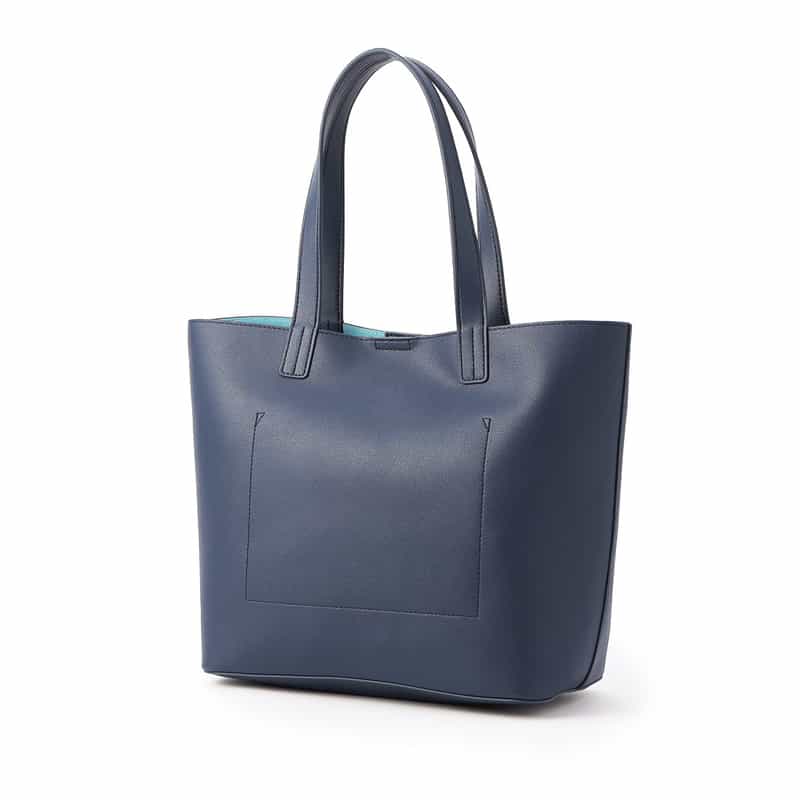 BARNEYS NEW YORK ロゴトートバッグ （Ｍ） NAVY