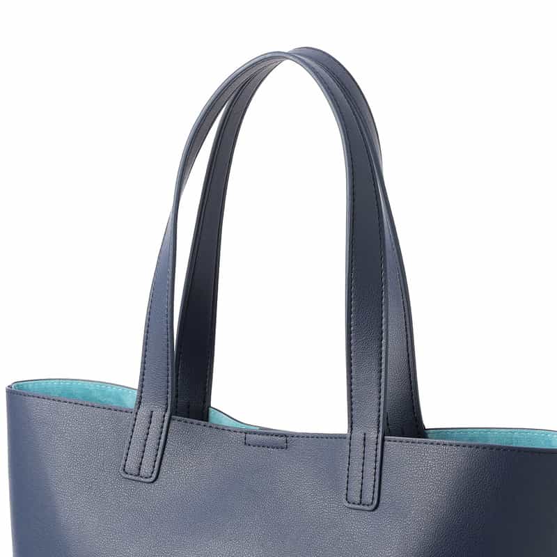 BARNEYS NEW YORK ロゴトートバッグ （Ｍ） NAVY