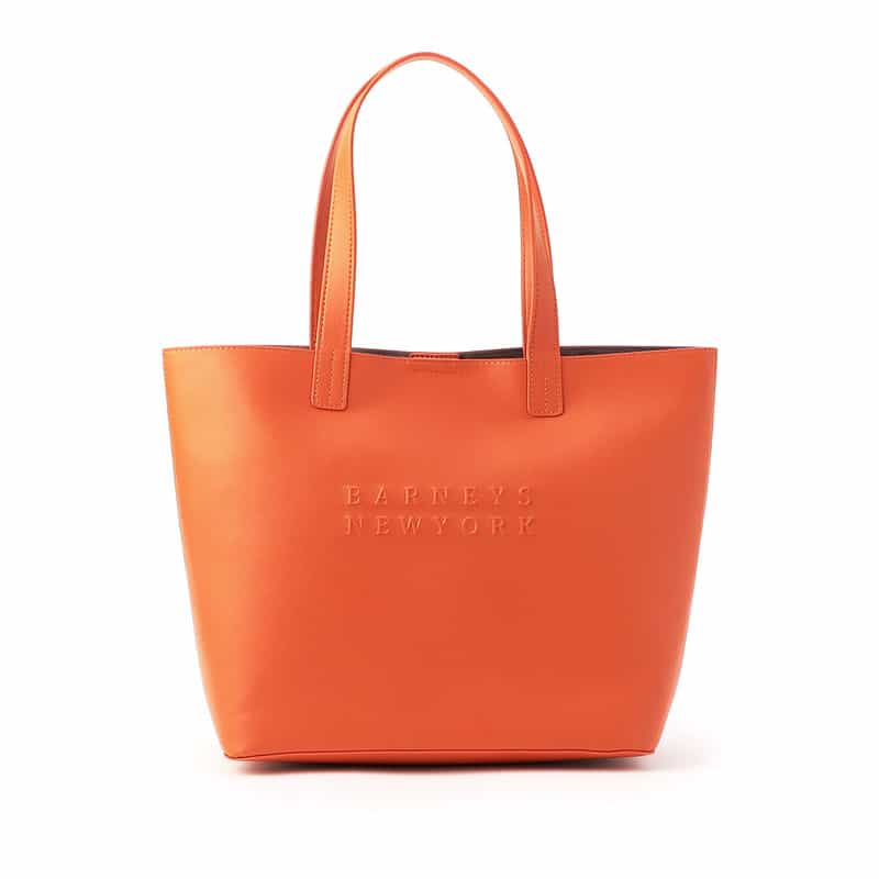 BARNEYS NEW YORK ロゴトートバッグ （Ｍ） ORANGE