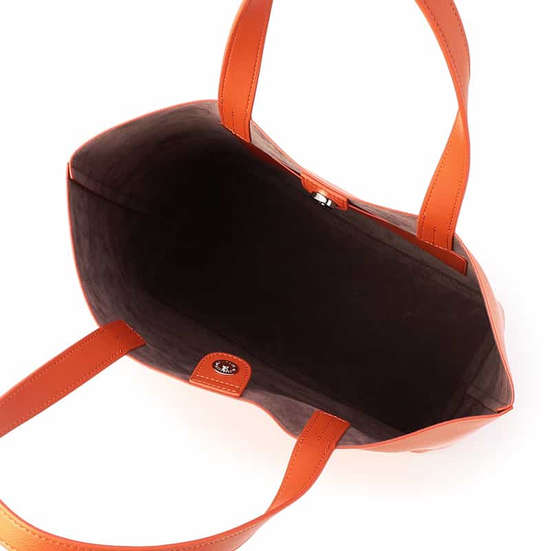 BARNEYS NEW YORK ロゴトートバッグ （Ｍ） ORANGE