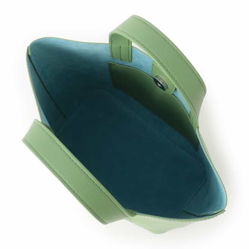 BARNEYS NEW YORK ロゴトートバッグ (S) GREEN