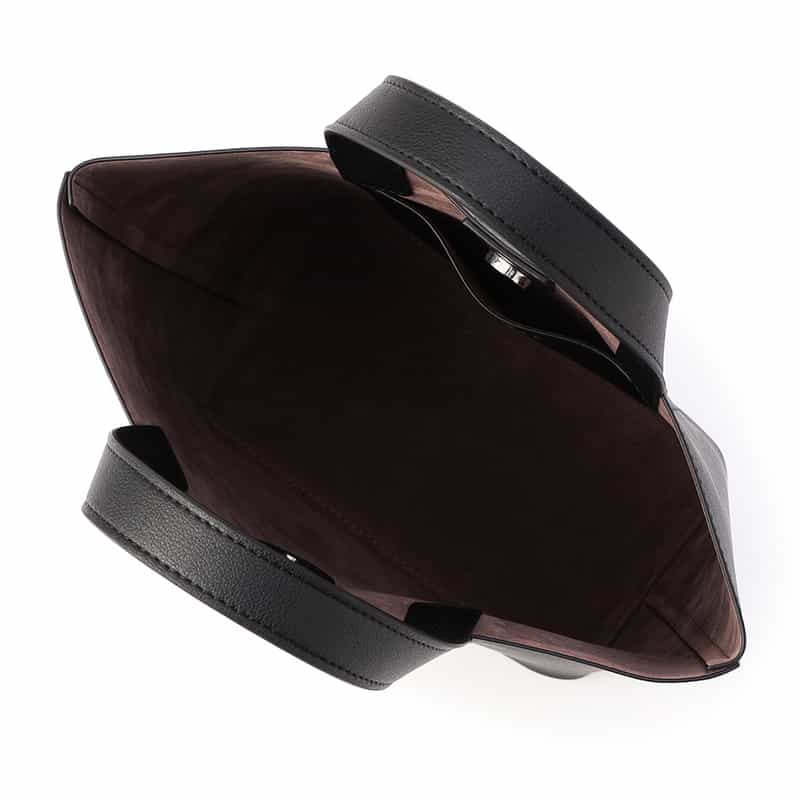 BARNEYS NEW YORK ロゴトートバッグ (S) BLACK