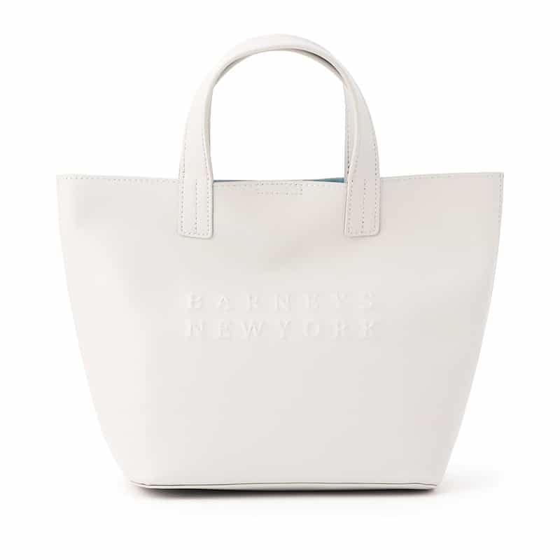 BARNEYS NEW YORK ロゴトートバッグ (S) LT GRAY