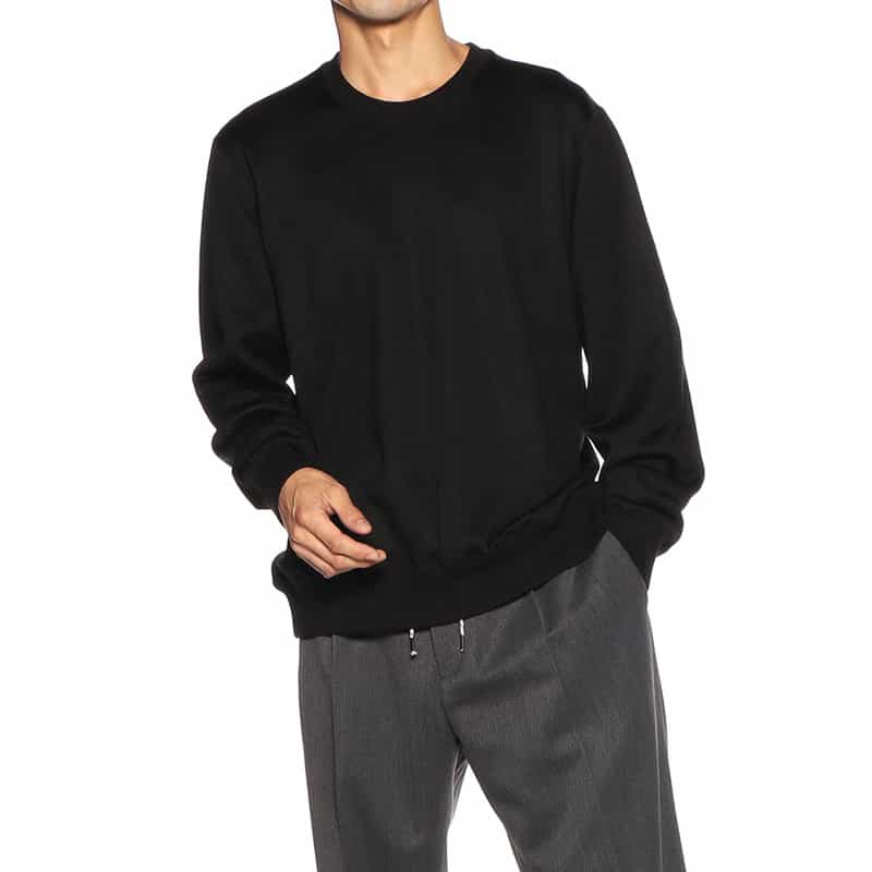 BARNEYS NEW YORK スエットプルオーバー BLACK