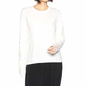 ウォッシャブルコットンロングスリーブカットソー