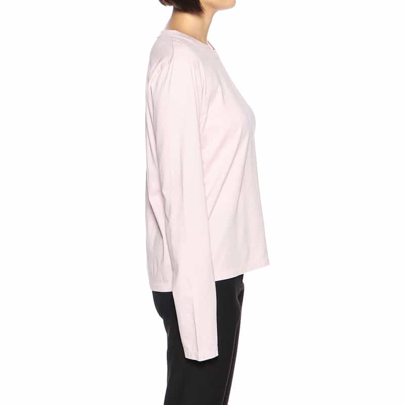 BARNEYS NEW YORK ウォッシャブルコットンロングスリーブカットソー LIGHT PINK