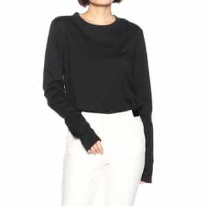 ウォッシャブルコットンロングスリーブカットソー