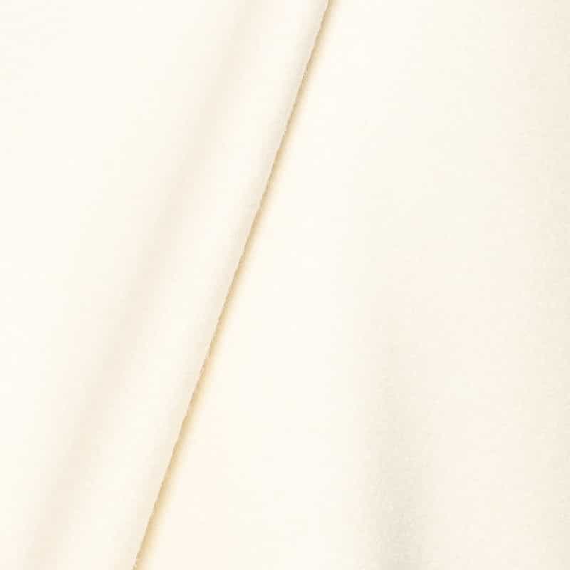 BARNEYS NEW YORK メルトンジャージーフレアスカート WHITE