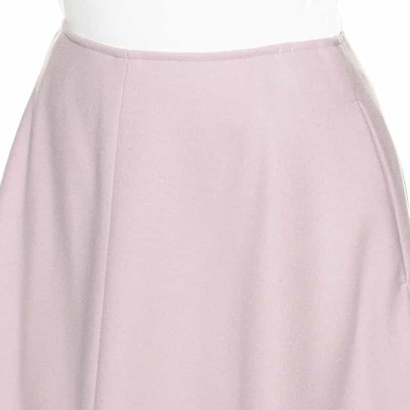 BARNEYS NEW YORK メルトンジャージーフレアスカート LIGHT PURPLE