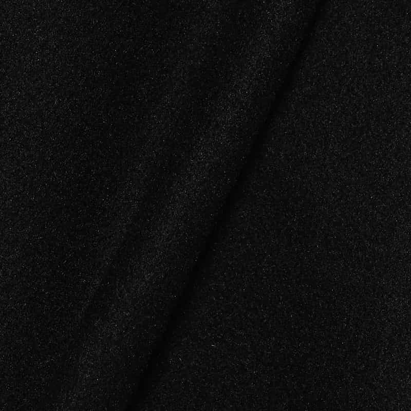 BARNEYS NEW YORK メルトンジャージーフレアスカート BLACK