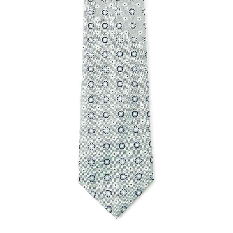 STEFANO BIGI 花柄タイ GREEN