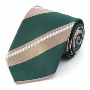 ワイドストライプ柄タイ