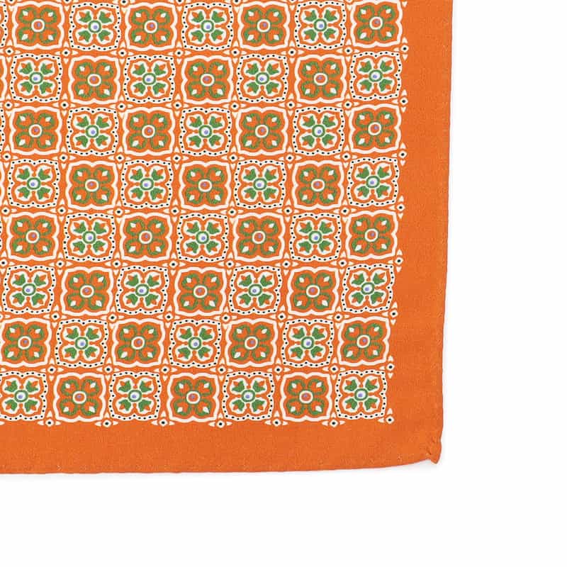 STEFANO BIGI ポケットチーフ ORANGE