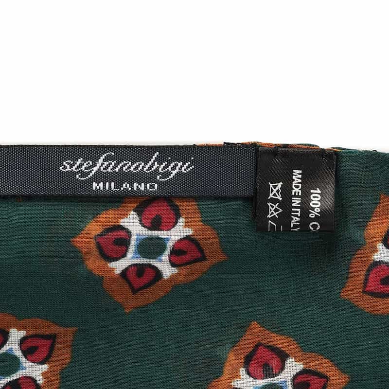 STEFANO BIGI トライアングルネッカチーフ GREEN