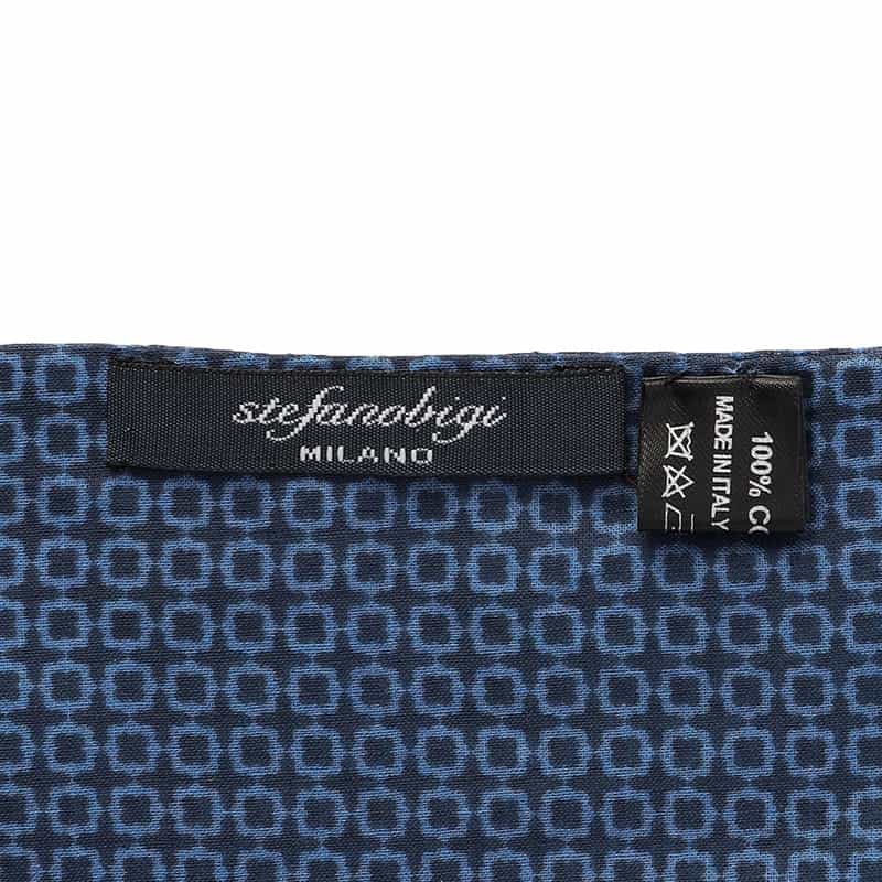 STEFANO BIGI トライアングルネッカチーフ NAVY
