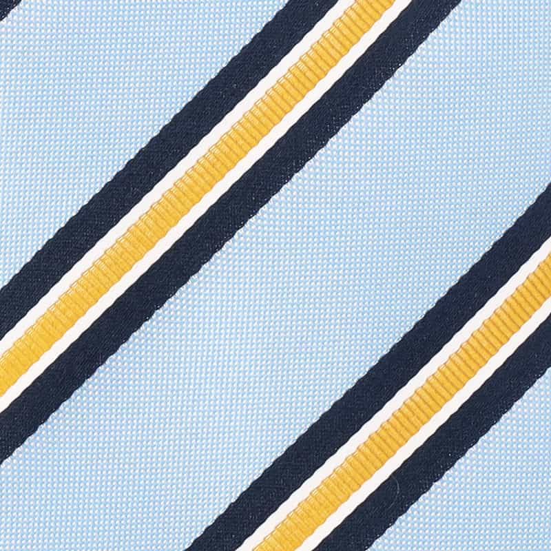 STEFANO BIGI ストライプ柄タイ LIGHT BLUE