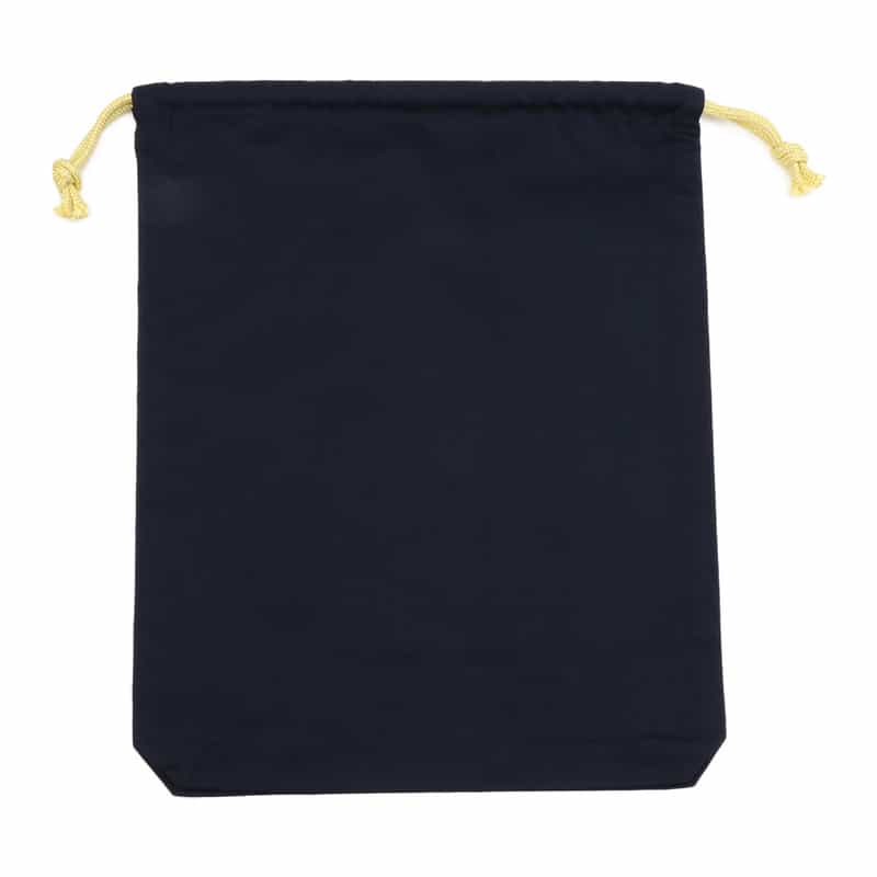 BARNEYS NEW YORK ライオンワッペン付き巾着（M） NAVY