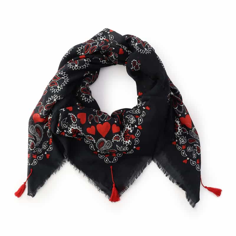 FALIERO SARTI スカーフ BLACK