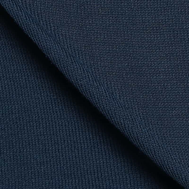 DANIELE FIESOLI ボーダートリムニットTシャツ NAVY