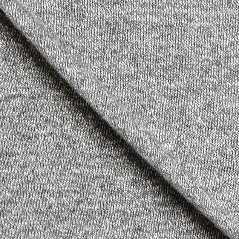 DANIELE FIESOLI リネン×コットンニットTシャツ GRAY