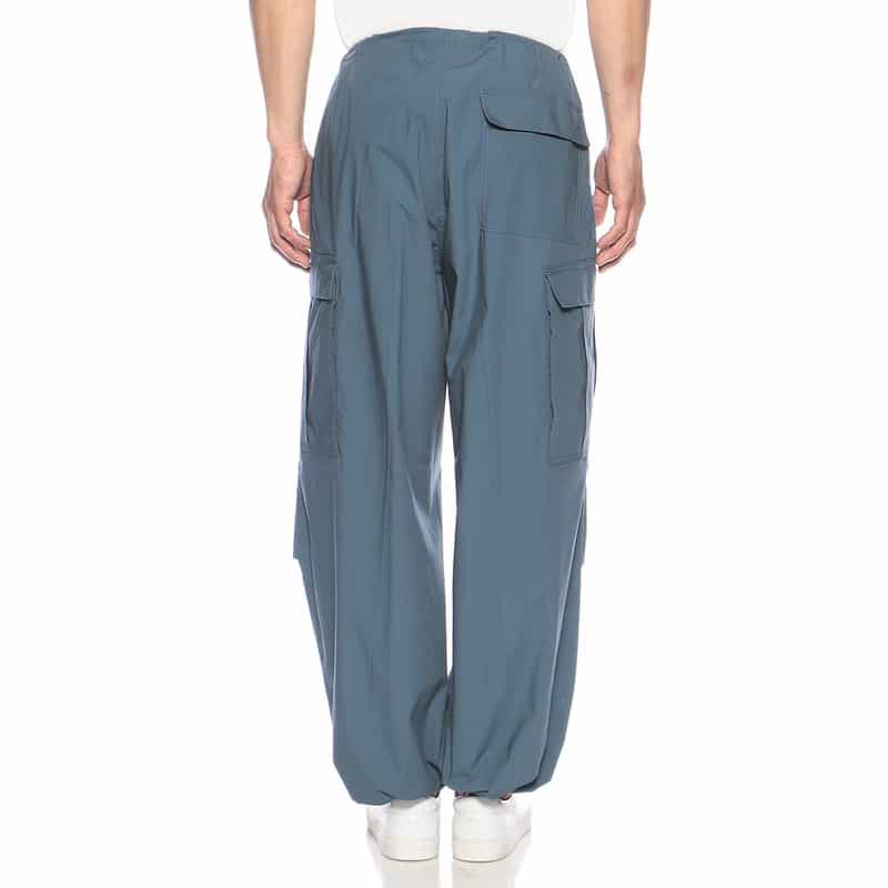 CELLAR DOOR ドローストリングカーゴパンツ BLUE