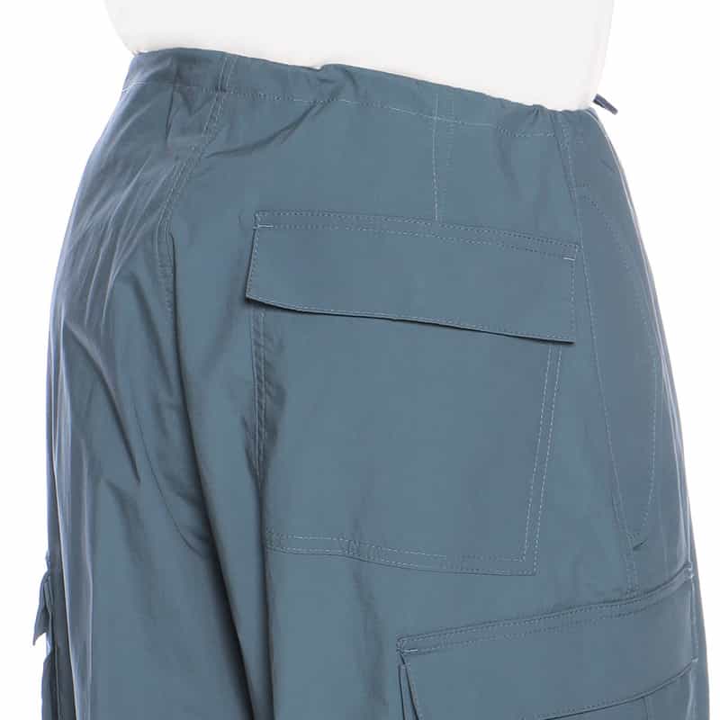 CELLAR DOOR ドローストリングカーゴパンツ BLUE