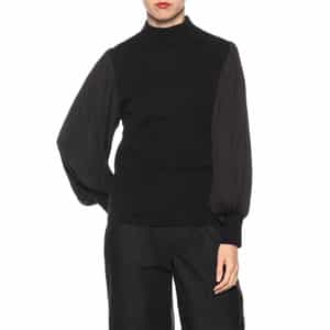 コンビネーションニットプルオーバー