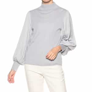 コンビネーションニットプルオーバー