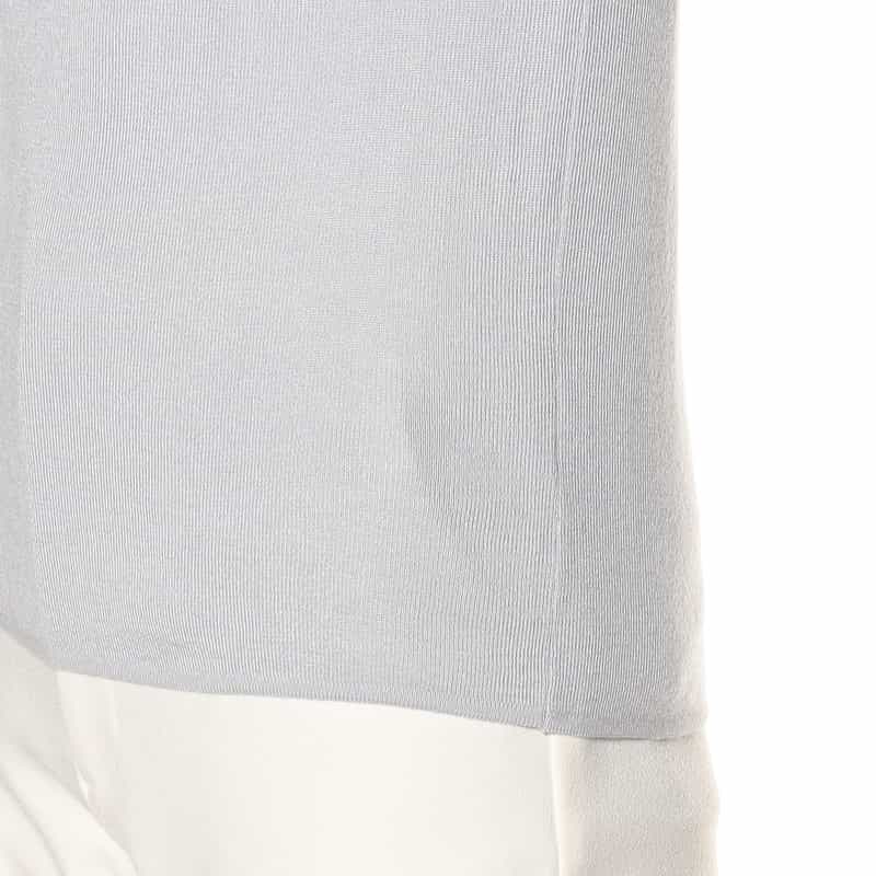 BARNEYS NEW YORK コンビネーションニットプルオーバー LIGHT GRAY