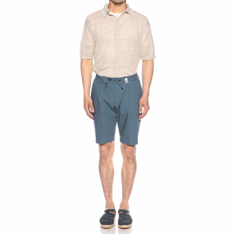 GIABSARCHIVIO ワンタックショーツ "MAGNIFICO" BLUE