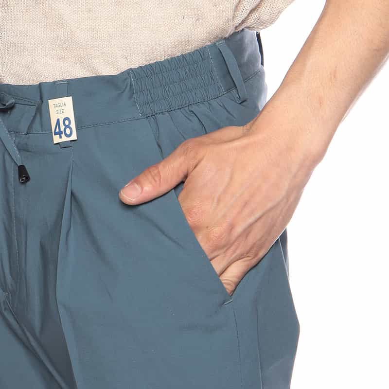 GIABSARCHIVIO ワンタックショーツ "MAGNIFICO" BLUE