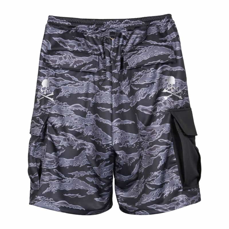 PHENOMENON タイガーカモプリント切り替えショーツ BLACK