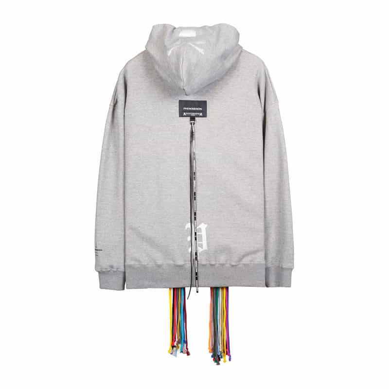 PHENOMENON マルチカラーコードジップアップフーディ GRAY