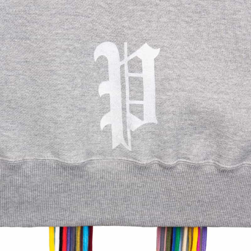 PHENOMENON マルチカラーコードジップアップフーディ GRAY